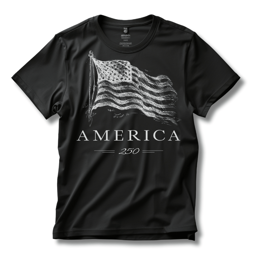America's 250th Vintage Flag Tee