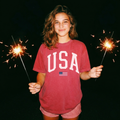 USA Varsity Tee For Her